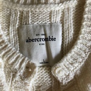 Kids’ Abercrombie Cream Cardigan